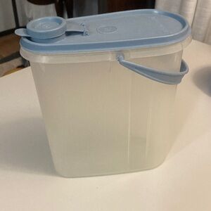 Tupperware Blue and Clear Food Storage Container